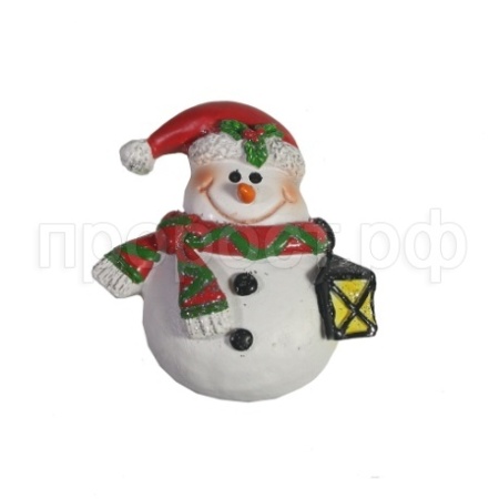 Магнит Снеговик с фонарем 715296/W191 