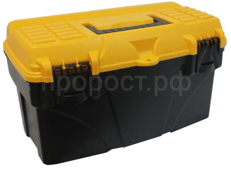 Ящик для инструментов ТИТАН 21 желтый с черным М2933