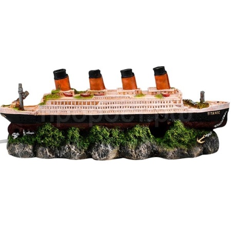 Грот AQUA DELLA Титаник разноцветный 39x11x17см (Бельгия) 234/237601