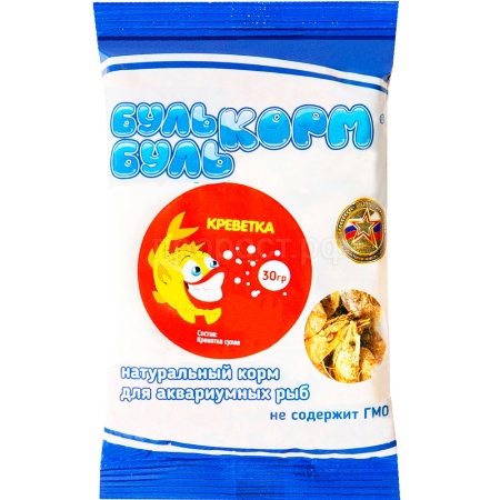 Рыбы Креветка 30г/БУЛЬБУЛЬ/12шт/60