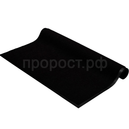 Коврик придверный 90*120см VORTEX "TRIP" влаговп. ребристый черный 24199/8шт/Профит